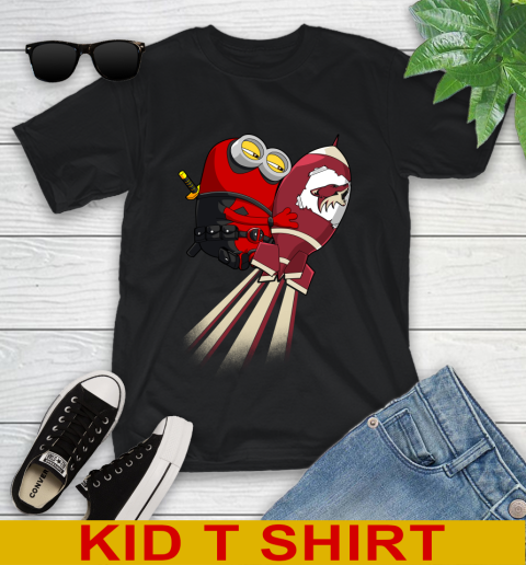 NHL Hockey Arizona Coyotes Deadpool Minion Marvel Shirt Youth T-Shirt