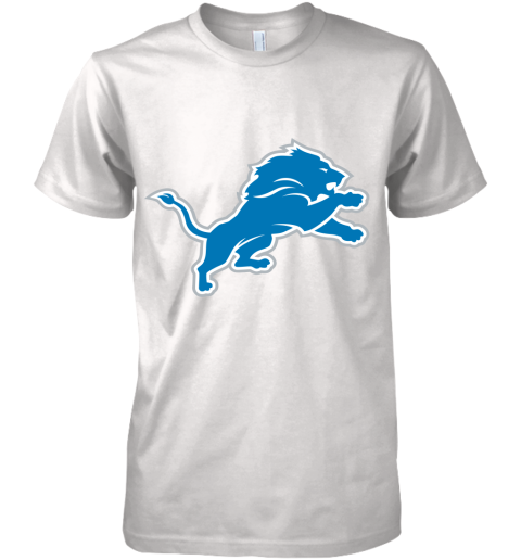 Detroit Lions NFL Pro Line by Fanatics Branded Blue Vintage Victory Premium Men's T-Shirt