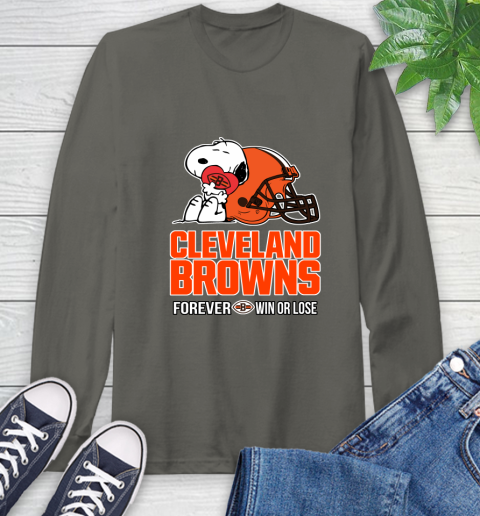 NFL The Peanuts Movie Snoopy Forever Win Or Lose Football Cleveland Browns 65
