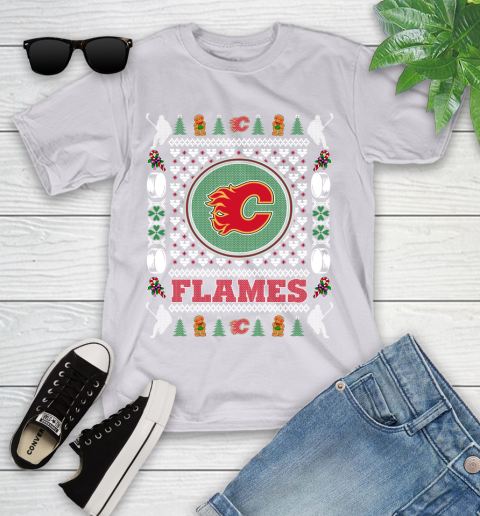 Calgary Flames Merry Christmas NHL Hockey Loyal Fan Ugly Shirt 103