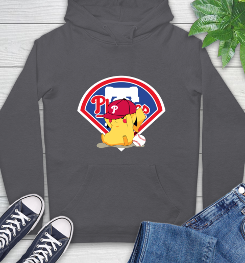 MLB Pikachu Baseball Sports Philadelphia Phillies Hoodie 7