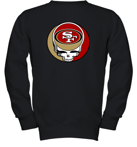 San Francisco 49ers x Grateful Dead Youth Crewneck Sweatshirt