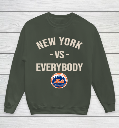 New York Mets Vs Everybody Youth Sweatshirt 8