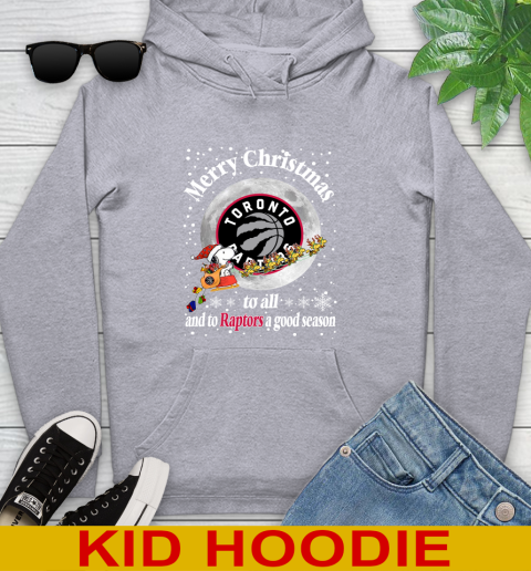 Toronto Raptors Merry Christmas To All And To Raptors A Good Season NBA Basketball Sports Youth Hoodie 6