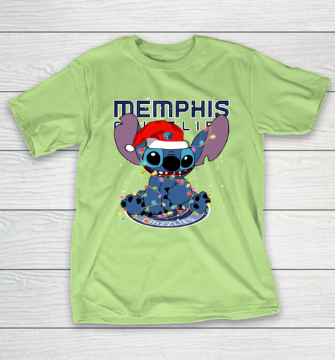 Memphis Grizzlies NBA noel stitch Basketball Christmas T-Shirt 6