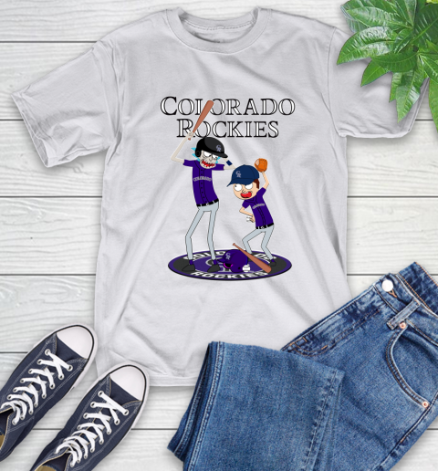 MLB Colorado Rockies Rick And Morty Baseball 12