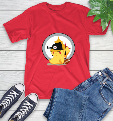 NFL Pikachu Football Sports Pittsburgh Steelers T-Shirt 10