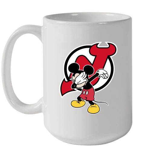 New Jersey Devils NHL Hockey Dabbing Mickey Disney Sports Ceramic Mug 15oz