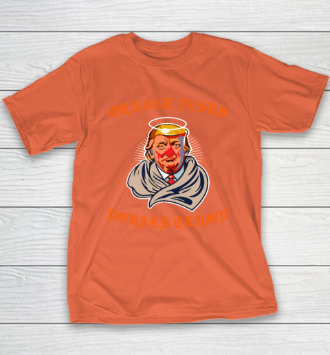 Orange Jesus Donald Trump Youth T-Shirt