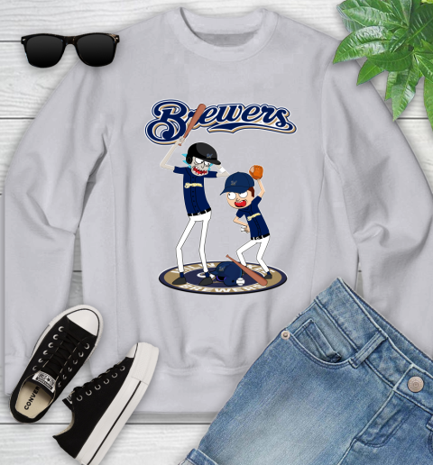 MLB Milwaukee Brewers Rick And Morty Baseball 118