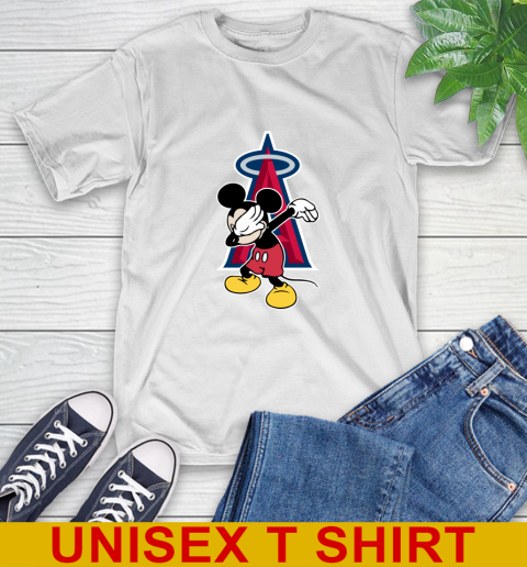 Los Angeles Angels MLB Baseball Dabbing Mickey Disney Sports T-Shirt