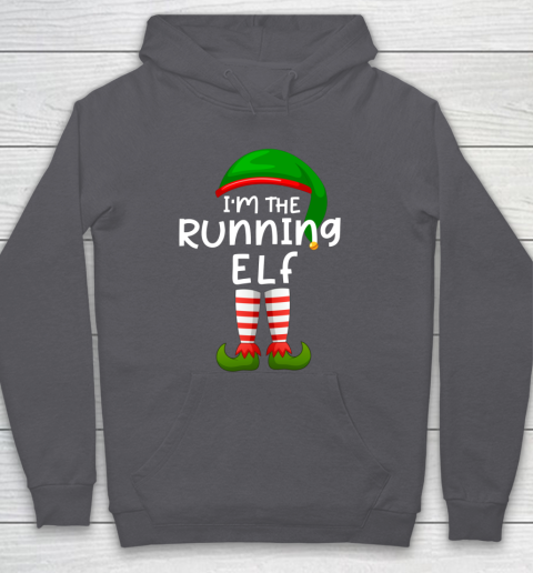 I m The Running Elf Funny Elf Family Matching Christmas Hoodie 4