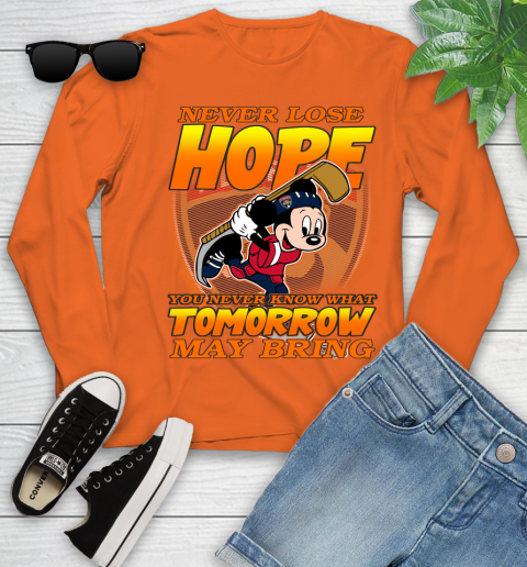 Los Angeles Kings NHL Hockey ootball Mickey Disney Never Lose Hope (2) Youth Long Sleeve 3