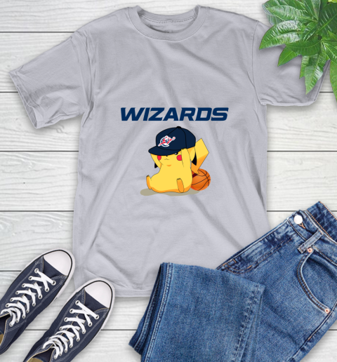 NBA Pikachu Basketball Sports Washington Wizards T-Shirt 6