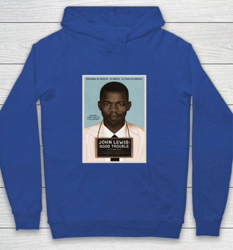 Good Trouble John Lewis Youth Hoodie 8
