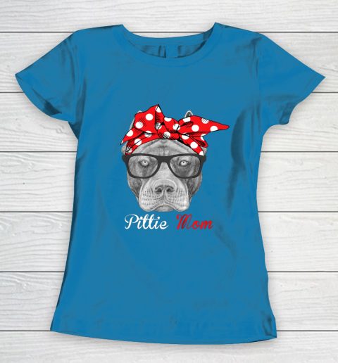 Dog Mom Shirt Pittie Mom Shirt for Pitbull Dog Lovers Mothers Day Women's T-Shirt 6