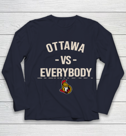 Ottawa Senators Vs Everybody Youth Long Sleeve 2