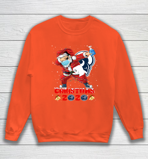 Los Angeles Rams Funny Santa Claus Dabbing Christmas 2020 NFL Sweatshirt 3