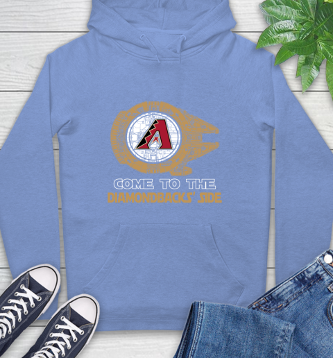 MLB Come To The Arizona Diamondbacks Side Star Wars Baseball Sports Hoodie 11