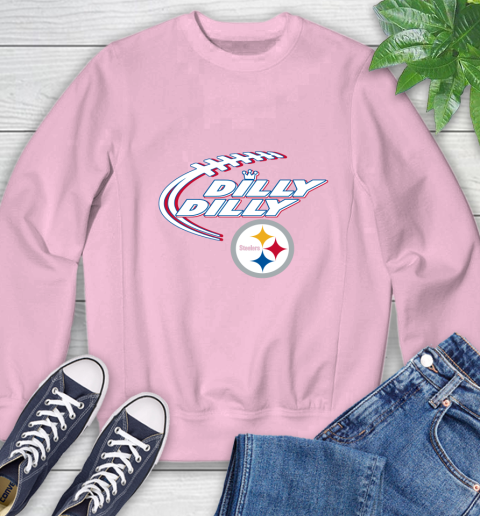 NFL Pittsburgh Steelers Dilly Dilly Football Sports Sweatshirt 9