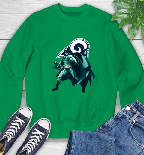 NFL Batman Football Sports Los Angeles Rams Sweatshirt 6