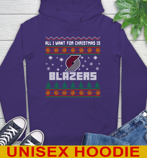 NBA All I Want For Christmas Is Portland Trail Blazers Basketball Sports 17