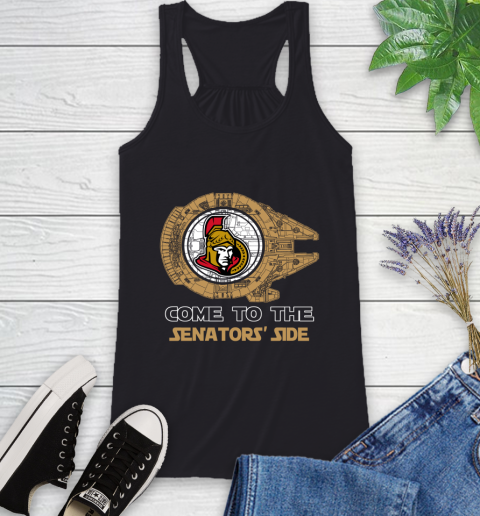 NHL Come To The Ottawa Senators Wars Hockey Sports Racerback Tank
