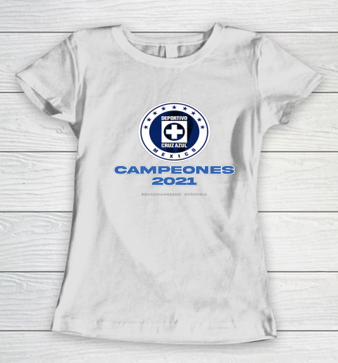 Football Cruz Azul 2021 Championship Women's T-Shirt