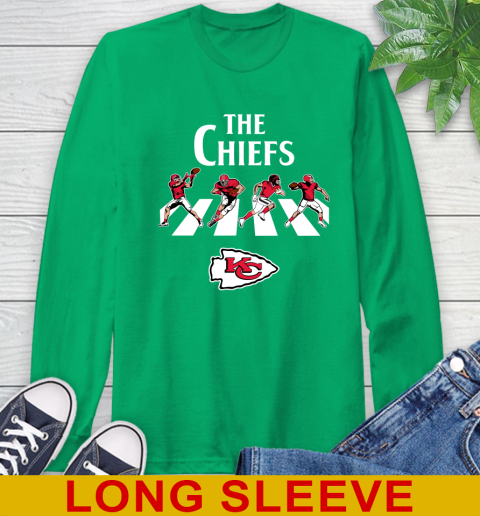 NFL Football Kansas City Chiefs The Beatles Rock Band Shirt Long Sleeve T-Shirt 8