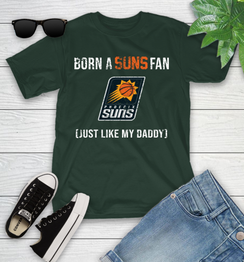 NBA Phoenix Suns Loyal Fan Just Like My Daddy Basketball Shirt Youth T-Shirt 4