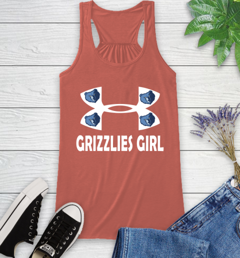 NBA Memphis Grizzlies Girl Under Armour Basketball Sports Racerback Tank 3