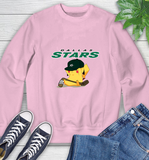 NHL Pikachu Hockey Sports Dallas Stars Sweatshirt 9