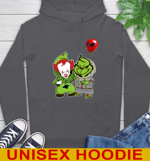 Carolina Panthers Baby Pennywise Grinch Christmas NFL Football Hoodie 7