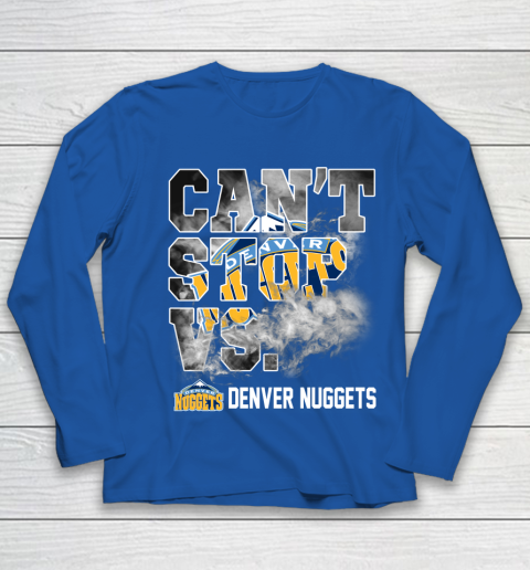 NBA Denver Nuggets Basketball Can't Stop Vs Youth Long Sleeve 7