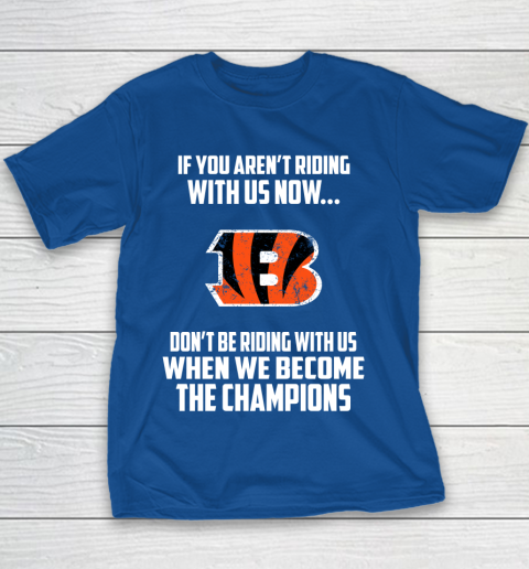 NFL Cincinnati Bengals Football We Become The Champions Youth T-Shirt 6