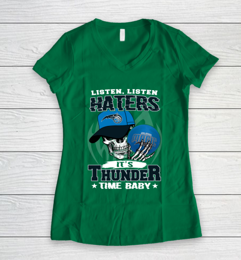 Listen Haters It is MAGIC Time Baby NBA Women's V-Neck T-Shirt 3