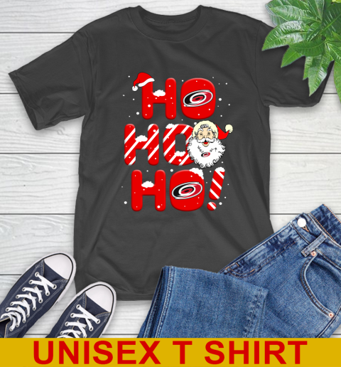 Carolina Hurricanes NHL Hockey Ho Ho Ho Santa Claus Merry Christmas Shirt T-Shirt