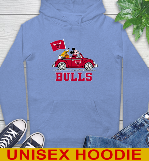 NBA Basketball Chicago Bulls Pluto Mickey Driving Disney Shirt Hoodie 11