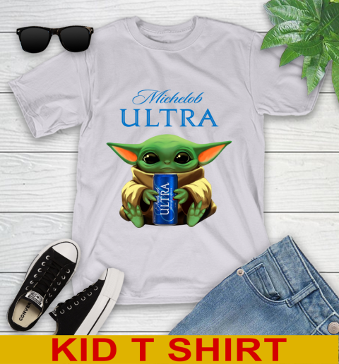 Star Wars Baby Yoda Hugs Michelob Ultra Beer Shirt 105