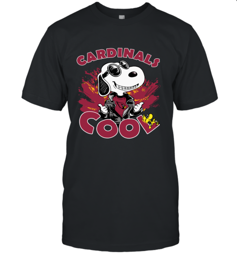 Arizona Cardinals Snoopy Joe Cool We're Awesome Unisex Jersey Tee