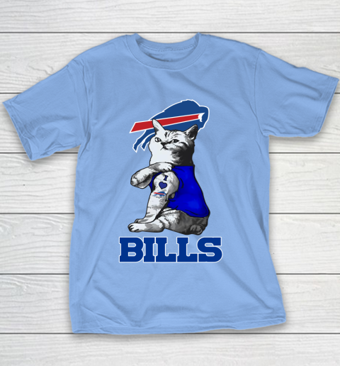 NFL Football My Cat Loves Buffalo Bills Youth T-Shirt 8