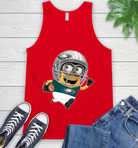 NFL Philadelphia Eagles Minions Disney Football Sports Tank Top 6