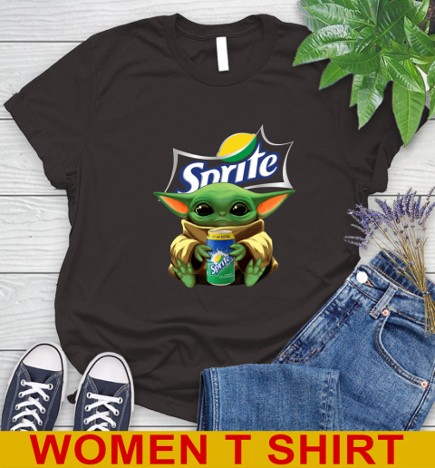 Star Wars Baby Yoda Hugs Sprite Soft Drink Shirt 96