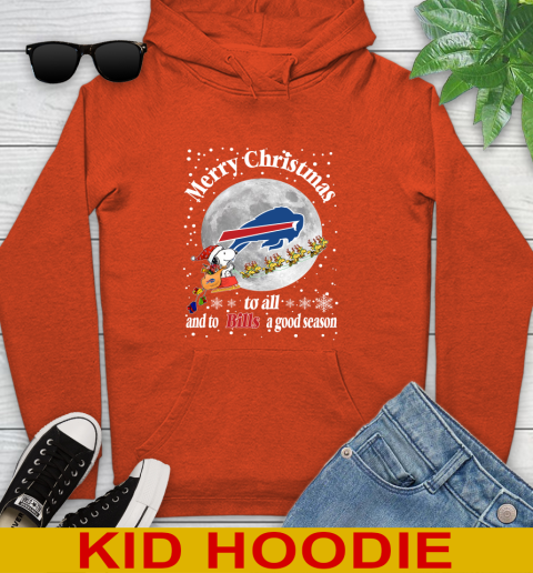 Buffalo Bills Merry Christmas To All And To Bills A Good Season NFL Football Sports Youth Hoodie 4
