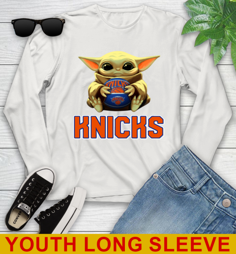NBA Basketball New York Knicks Star Wars Baby Yoda Shirt 133