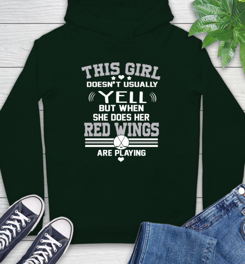 Detroit Red Wings NHL Hockey I Yell When My Team Is Playing Hoodie 12