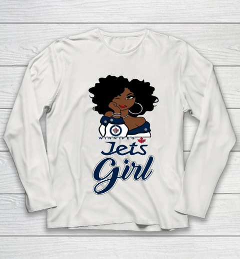 Winnipeg Jets Girl NHL Youth Long Sleeve 11