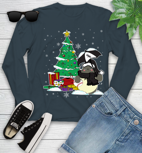 Cincinnati Reds MLB Baseball Cute Tonari No Totoro Christmas Sports (2) Youth Long Sleeve 9