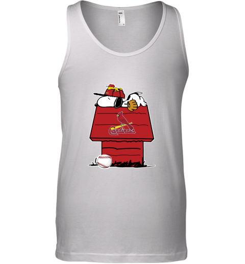 St Louis Cardinals Snoopy And Woodstock Resting Together MLB Tank Top