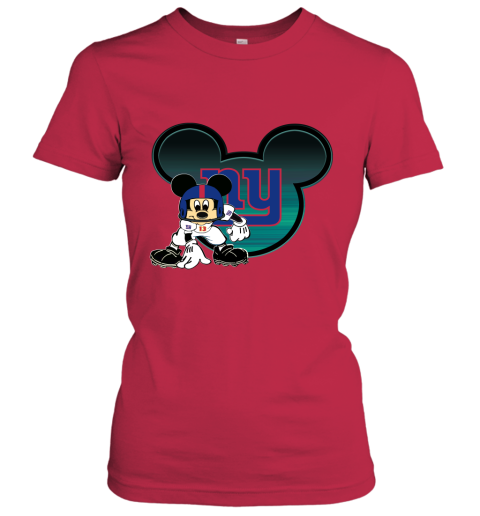 NFL New York Giants Mickey Mouse Disney Football T Shirt PuO4xvQp81p ladies t shirt 20 95 151514 front red